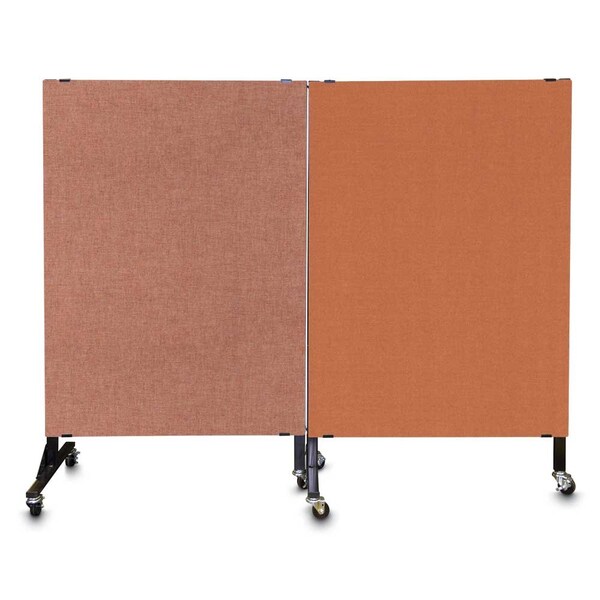 Enclosed Corkboard, 3 Door, 96"x48", 4" Fra